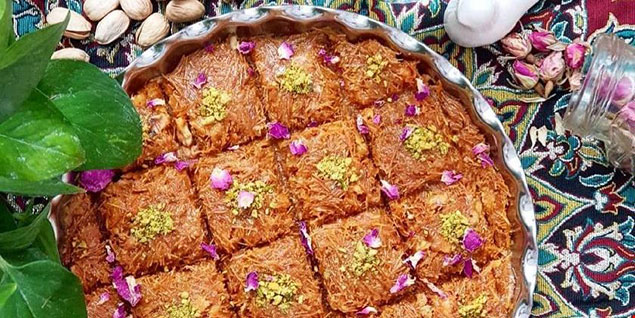 مواد مورد نیاز برای پخت حلوای شعریه